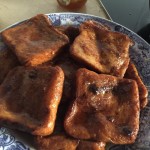 Torrijas de canela y leche