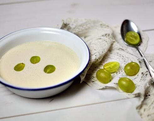 Ajoblanco de resturante La Dehesa en Antequera